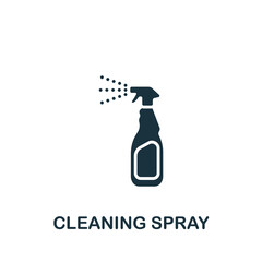 Cleaning Spray icon. Monochrome simple icon for templates, web design and infographics