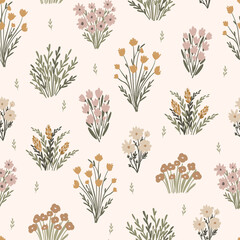 Wildflower meadow patterns