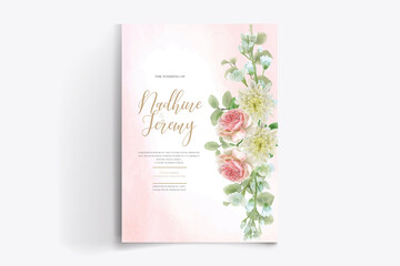 WATERCOLOR WEDDING INVITATION