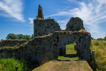 Entrance to the abbey remains