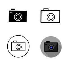 Illustration vector graphics of icon camera