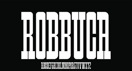 bold condensed font for poster and head line	
