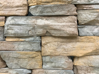 Brick wall close-up with blur