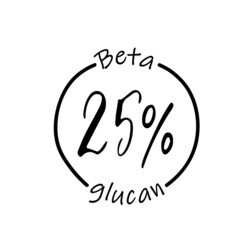 Beta glucan percent ingredient in healthy product