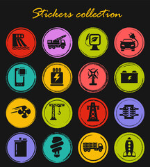 Fototapeta premium Industry icons set