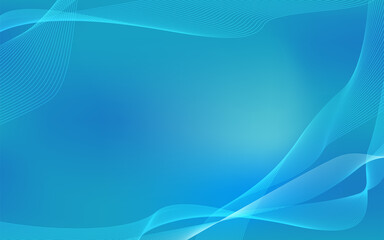 Obraz premium Blue and green abstract background