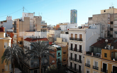 Fototapeta premium Alicante dall'alto 