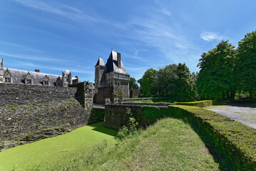 Fototapeta na wymiar Frankreich - Haute-Goulaine - Château de Goulaine