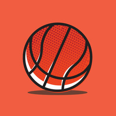 basketball ball vector