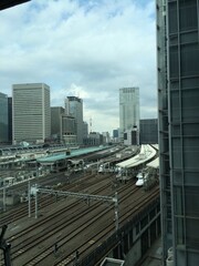 Fototapeta na wymiar Tokyo city station railway