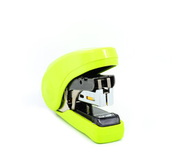 Green Stapler isolated on white background