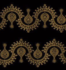  damask seamless pattern background. classical luxury old fashioned damask ornament, royal victorian seamless texture for wallpapers, textile, wrapping. exquisite floral baroque template