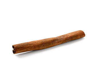 Cinnamon stick isolated on white