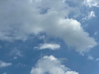 blue sky with clouds