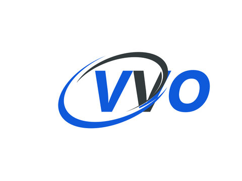 VVO letter creative modern elegant swoosh logo design
