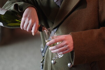 D&eacute;gustation de vin blanc
