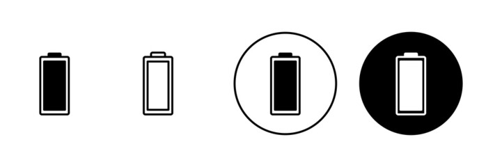 Battery icons set. battery Charging sign. battery charge level