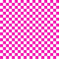 Plaid fabric textile checker chess pink color abstract background texture wallpaper vector illustration