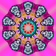 mandala drawing digital symmetrical pattern	