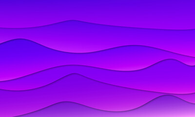 Abstract purple, blue, pink background with waves