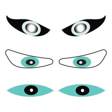 Eye Icon Design Ilustration