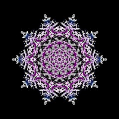 mandala drawing digital symmetrical pattern	