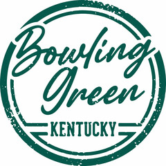 Bowling Green Kentucky USA City Stamp - 491853427