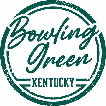 Bowling Green Kentucky USA City Stamp