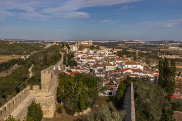 Vila de Óbidos em Portugal