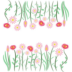 background with flowers