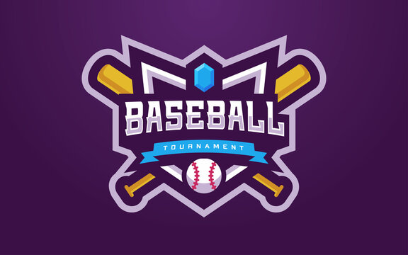 Modern and Creative Baseball Club Logo for Sports Team