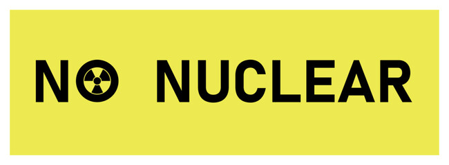 Banner no nuclear yellow
