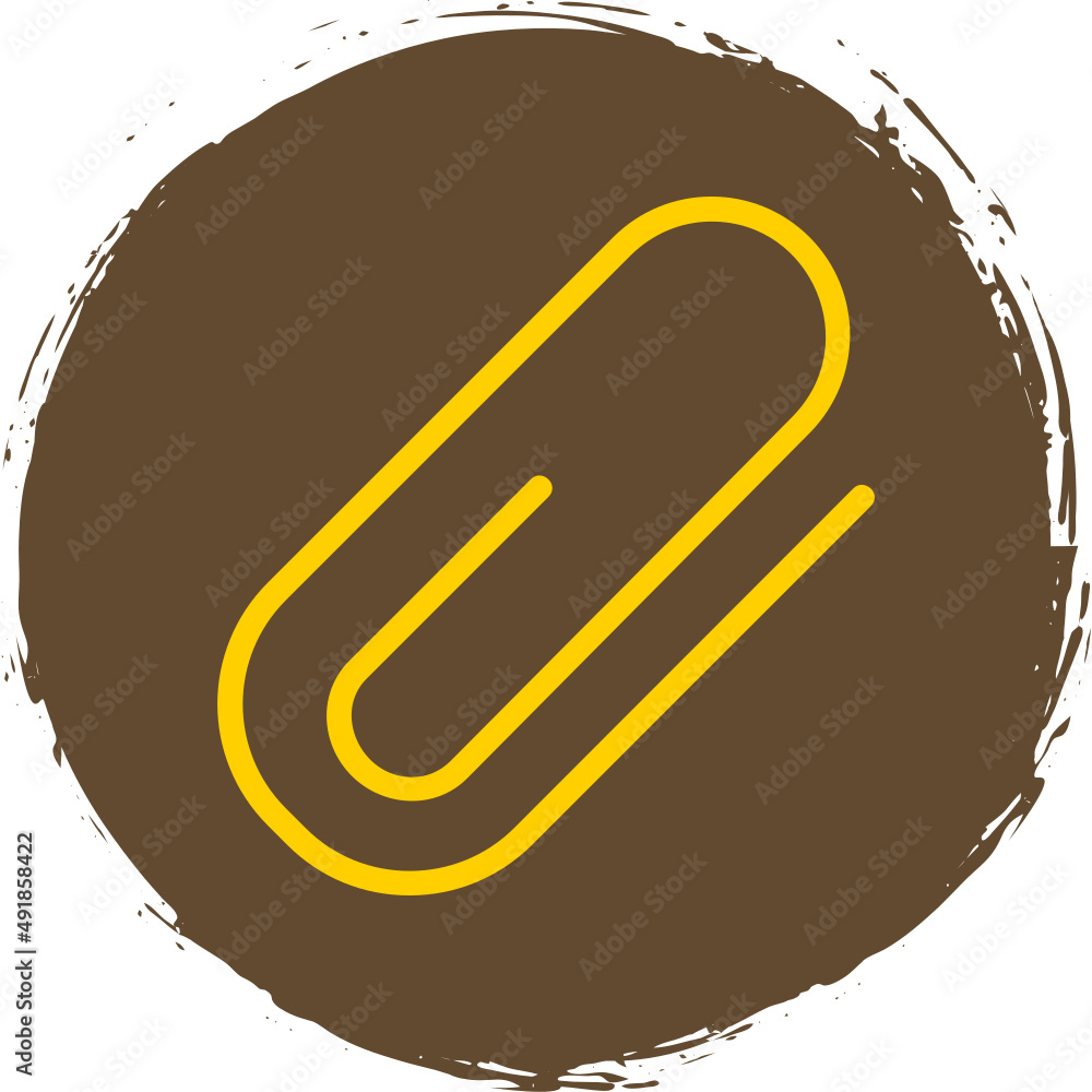 Sticker paperclip icon