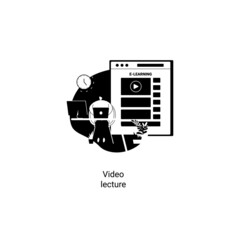 Distance education isolated cartoon vector illustrations. Choosing online course, signing up for a distance learning, get a digital diploma, online degree certificate, enrollment vector cartoon.