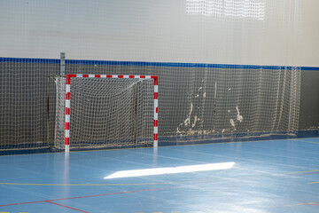 Gate for mini football, futsal indoor and handball in modern sport court