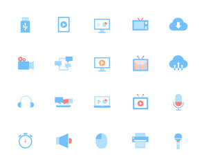 Icon related to communication equipment.