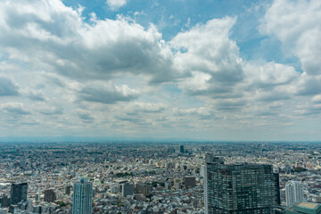 東京の街並みと空1