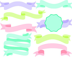 Obraz premium ribbons, banners, badges, labels