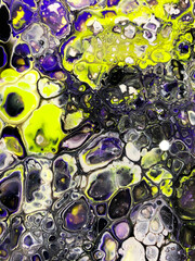 fluid art abstract colorful background