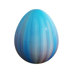 3D rendering Easter egg isolated on white background