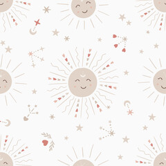 Floral spring vector seamless pattern, digital repeating background for fabric, textile, wallpaper, scrapbook paper, stationery, surface design