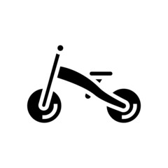 bike wooden glyph icon vector. bike wooden sign. isolated contour symbol black illustration