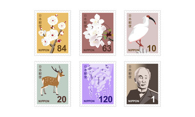 日本の切手セット