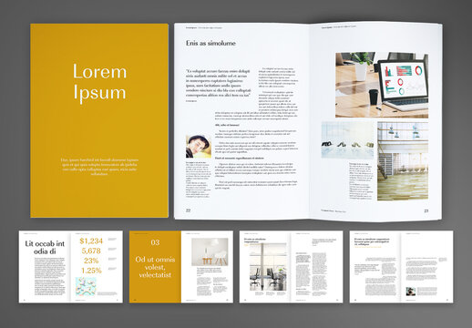 Annual Report with High Value Design