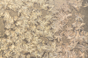 Backround of frozen window