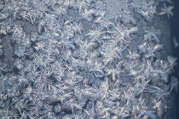 Backround of frozen window
