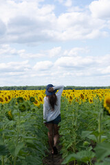Fototapeta premium farmer in field