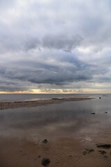 beach at sunset