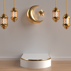 Islamic Podium eid alfitr, Ramadhan For Product sale, discount sale gold Style