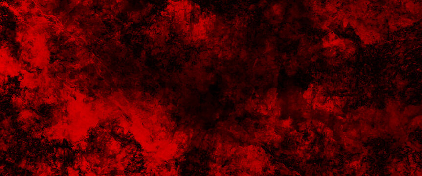  Abstract red background with texture grunge, old vintage paint spatter, black and red color design, blood dark wall texture background, halloween background scary.